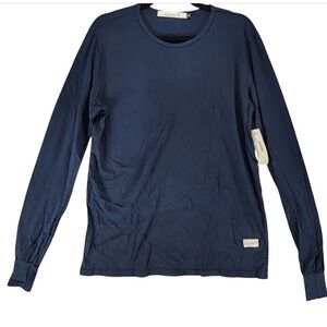 Kinetix Navy Heather Long Sleeve Tee